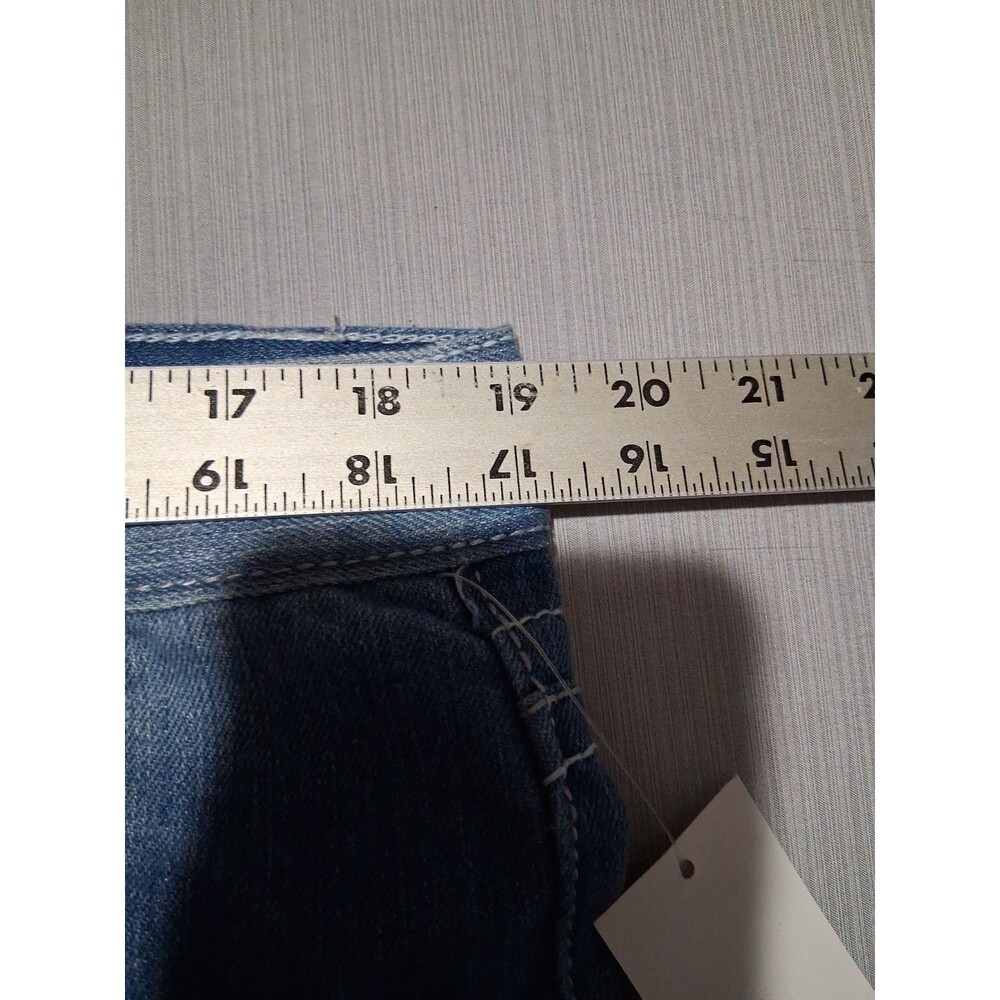 Vntg Avirex Jeans Mens Sz 38x32 Whiskering Straight Leg Embroidered Hip Hop Y2K - Picture 5 of 6